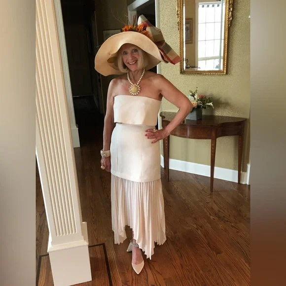 Large brim ivory hat - Picture 1 of 1